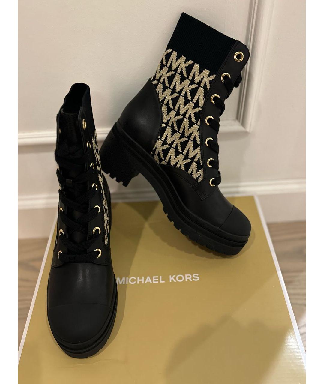 MICHAEL MICHAEL KORS Черные ботинки, фото 3