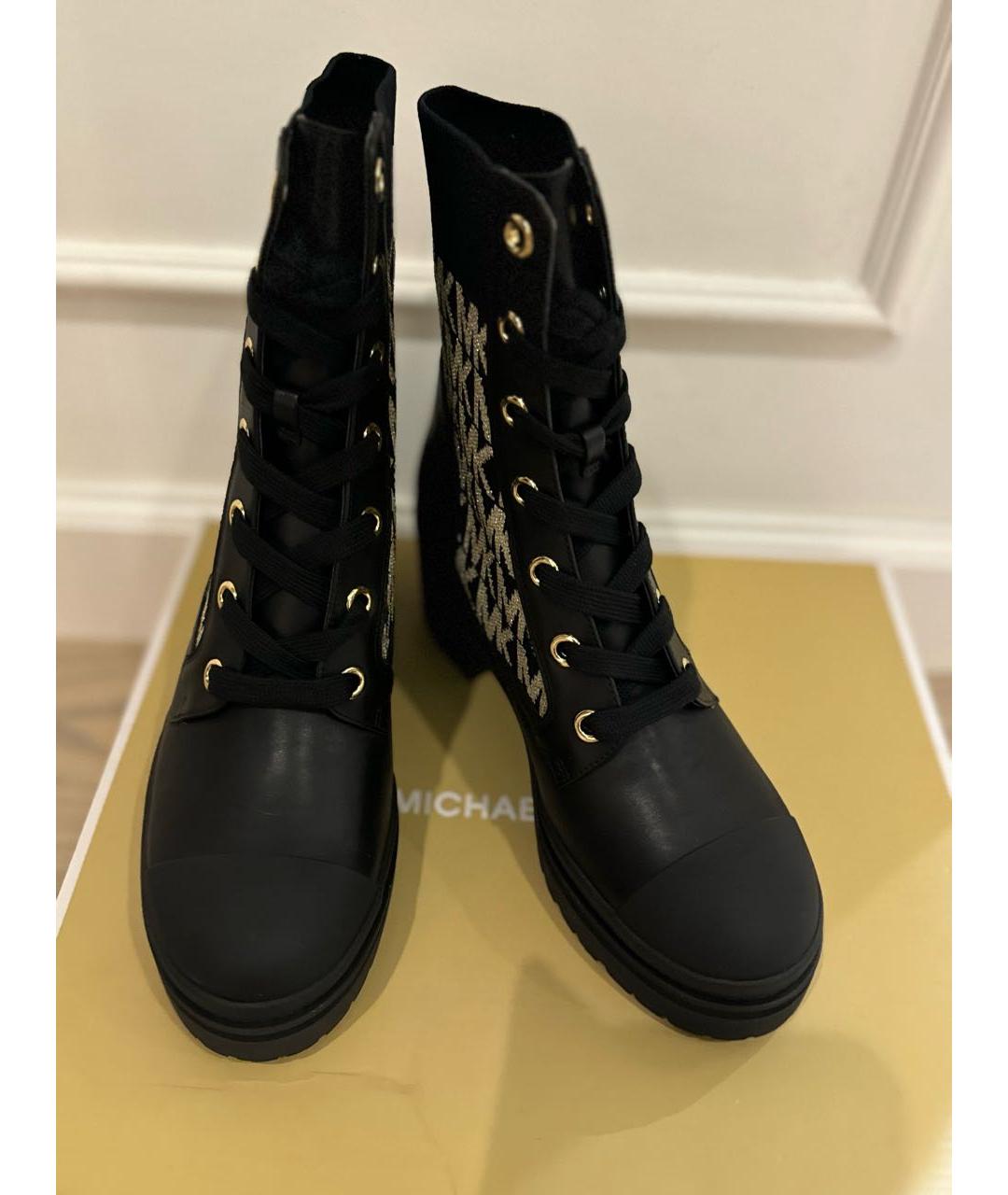 MICHAEL MICHAEL KORS Черные ботинки, фото 2