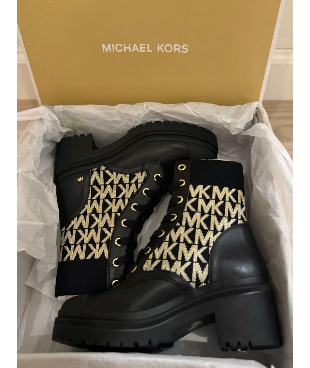 MICHAEL MICHAEL KORS Черные ботинки, фото 7