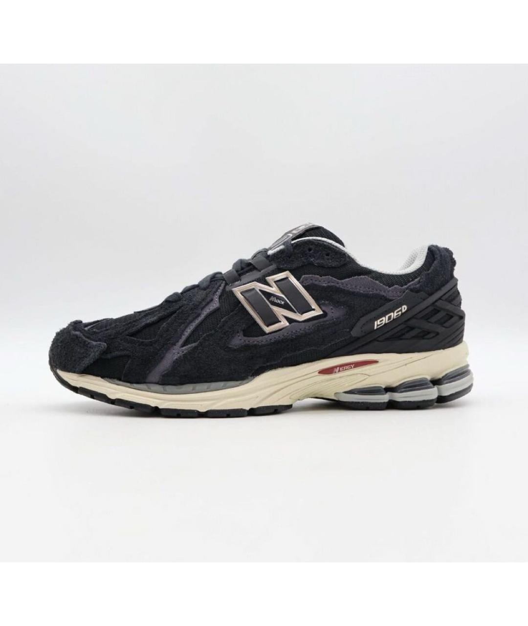 NEW BALANCE Черные замшевые низкие кроссовки / кеды, фото 8