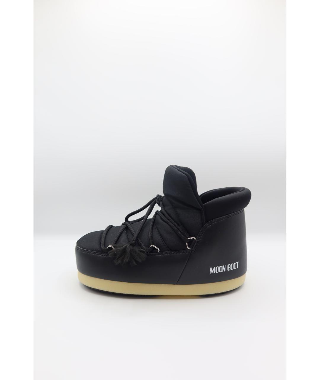 MOON BOOT Черные низкие ботинки, фото 2