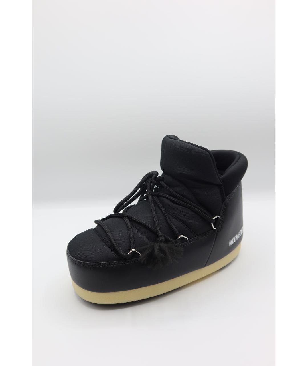 MOON BOOT Черные низкие ботинки, фото 4