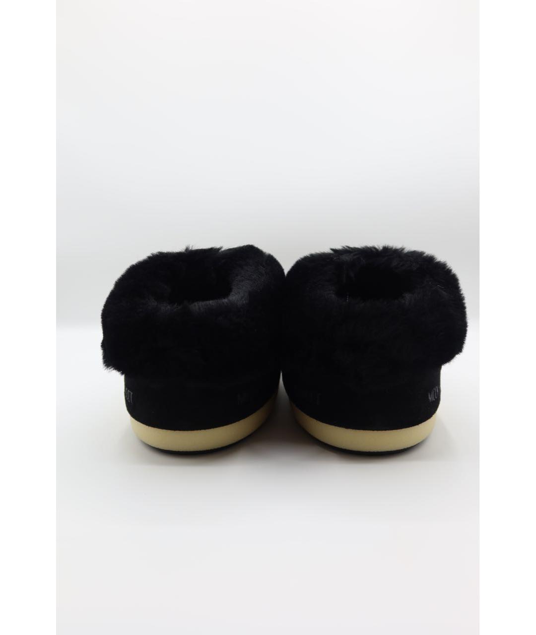 MOON BOOT Черные замшевые ботинки, фото 6