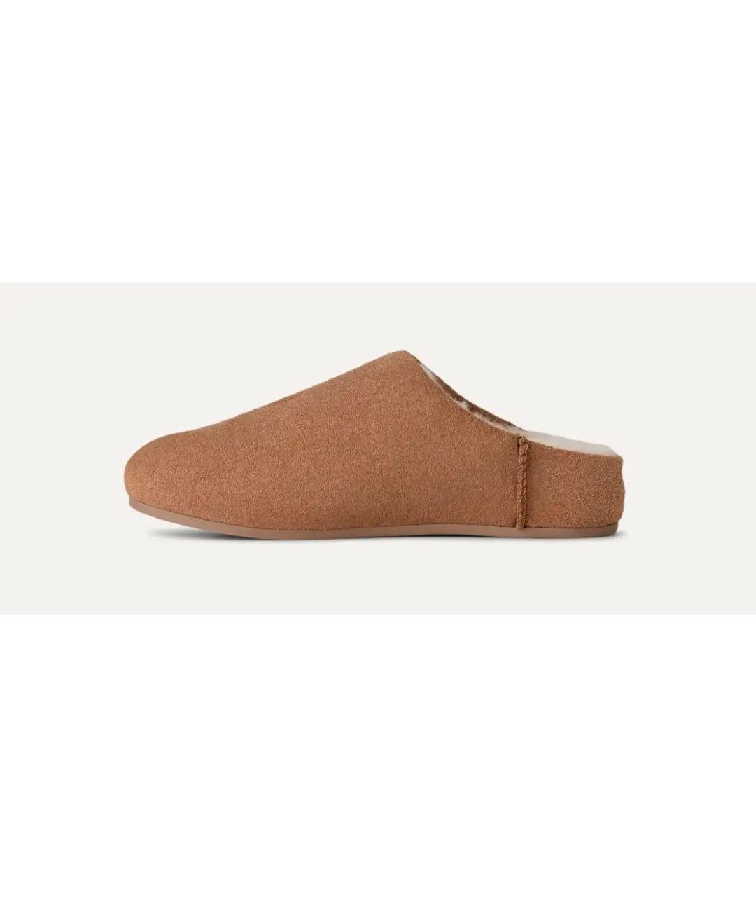UGG AUSTRALIA Коричневые замшевые мюли, фото 3