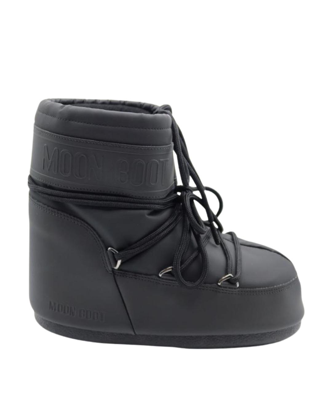 MOON BOOT Черные высокие ботинки, фото 1