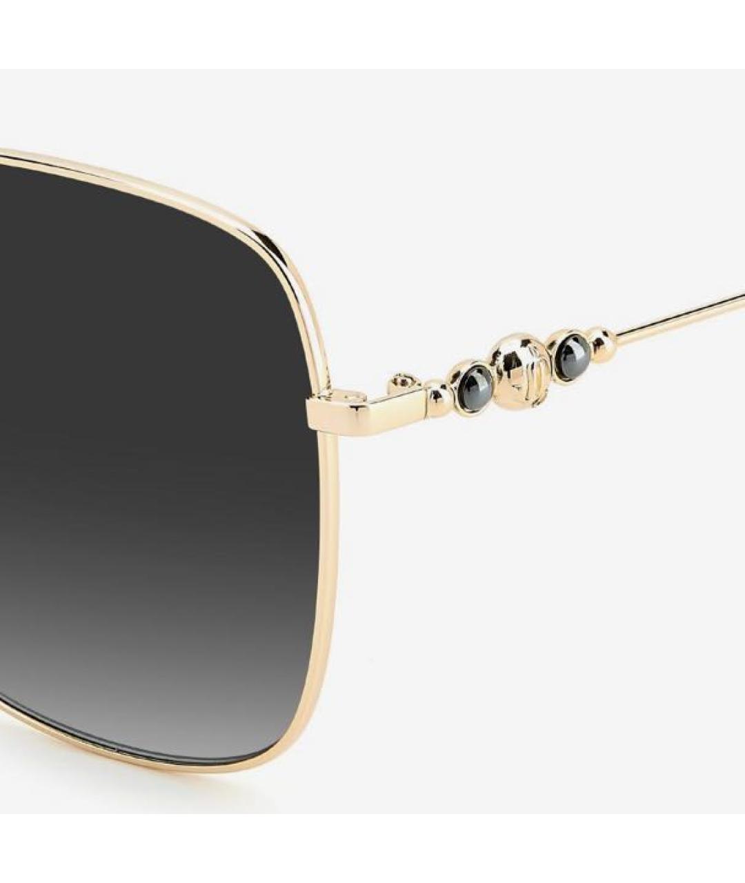 JIMMY CHOO Серые металлические солнцезащитные очки, фото 2