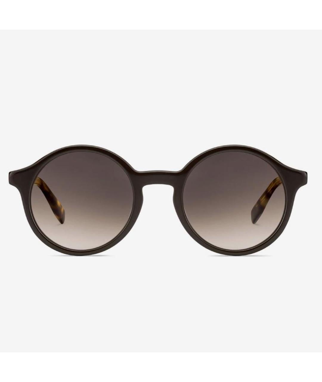 HUGO BOSS Коричневые пластиковые солнцезащитные очки, фото 4