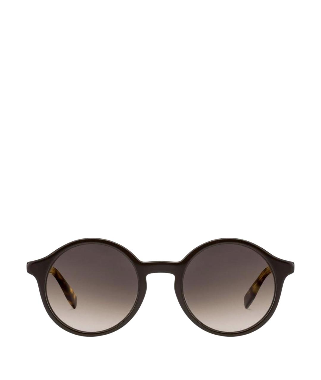 HUGO BOSS Коричневые пластиковые солнцезащитные очки, фото 1