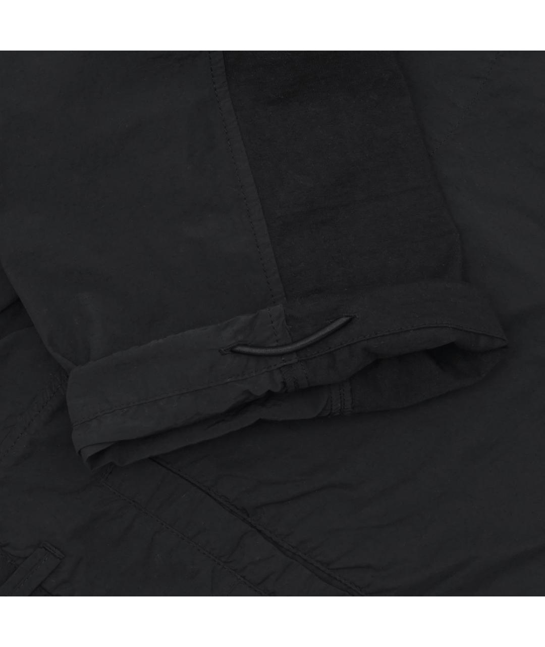 STONE ISLAND Черные полиамидовые повседневные брюки, фото 7