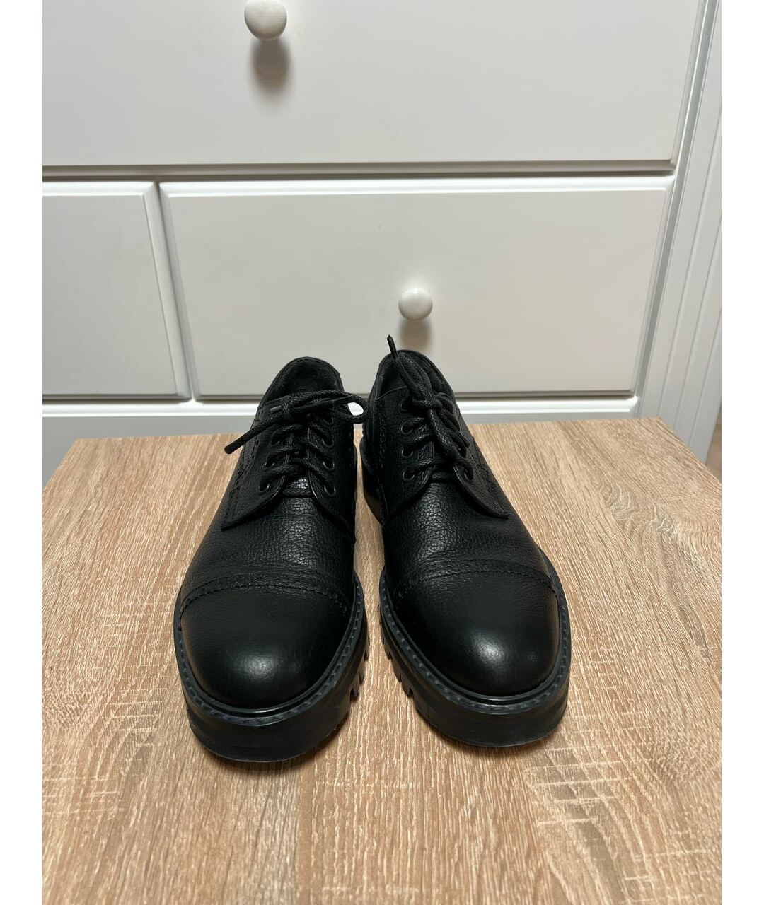 LANVIN Черные кожаные ботинки, фото 2