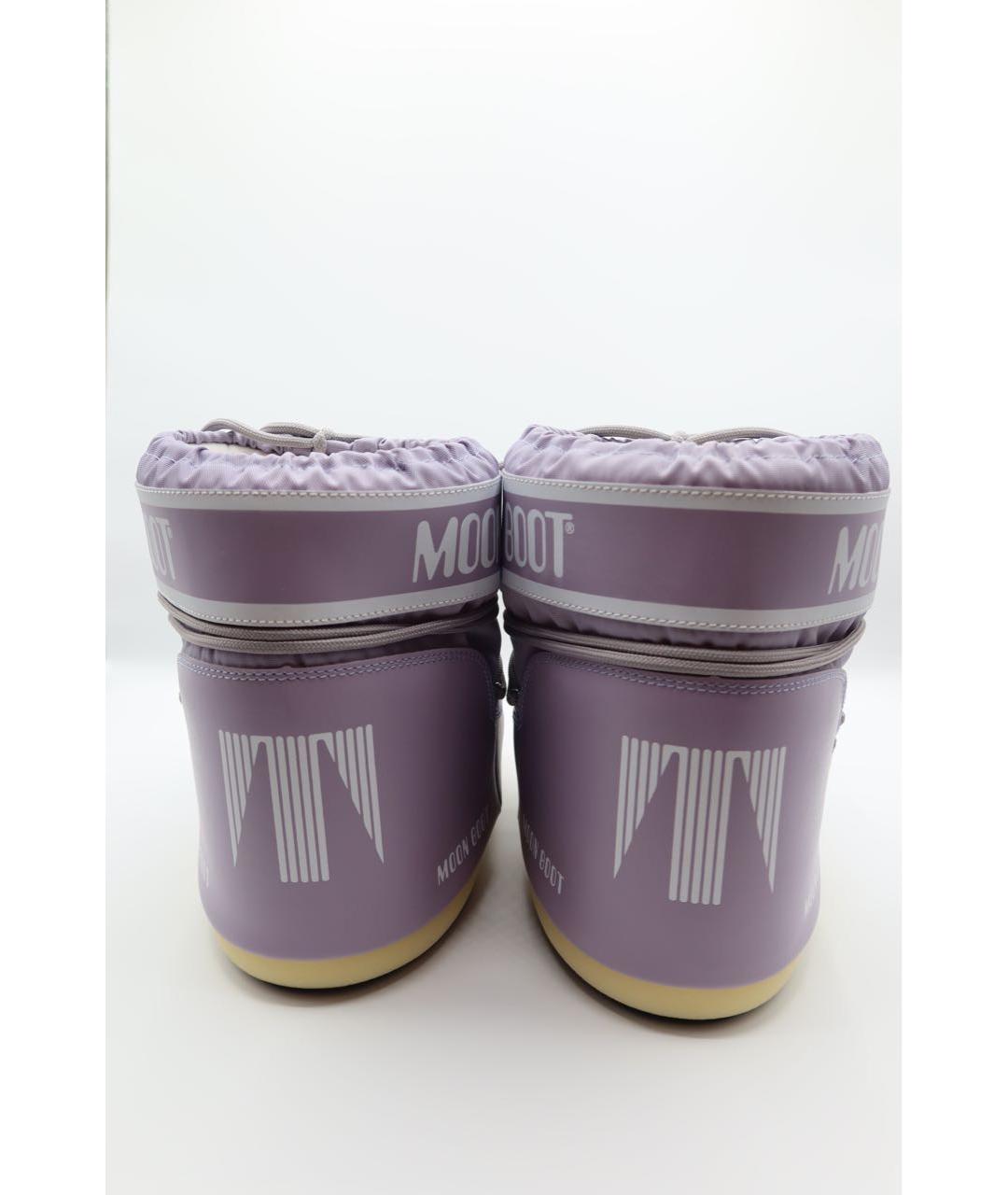 MOON BOOT Фиолетовые текстильные ботинки, фото 5
