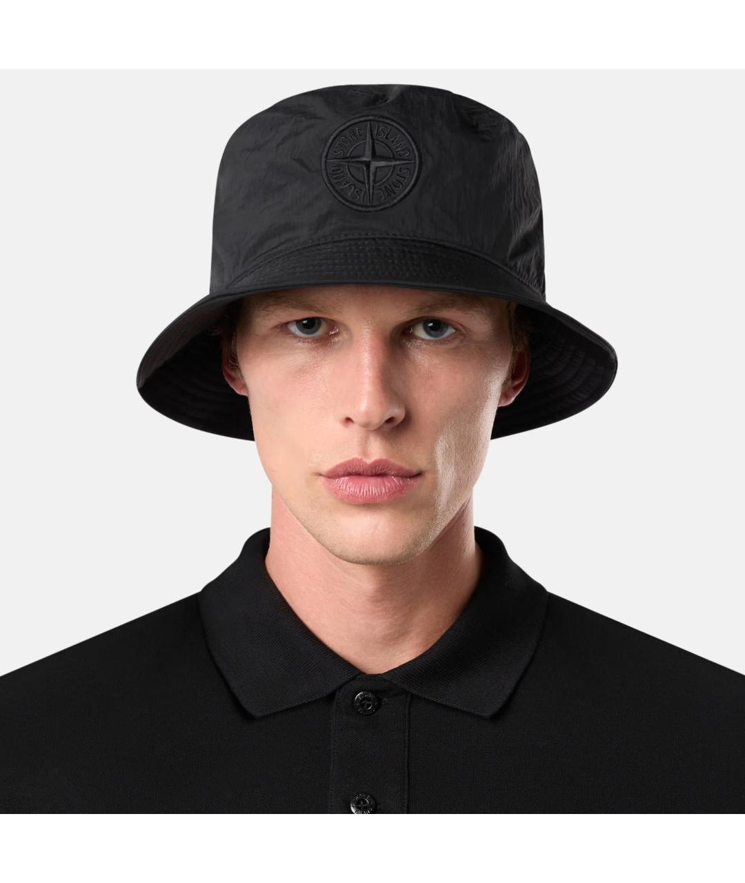 STONE ISLAND Черная шляпа, фото 4