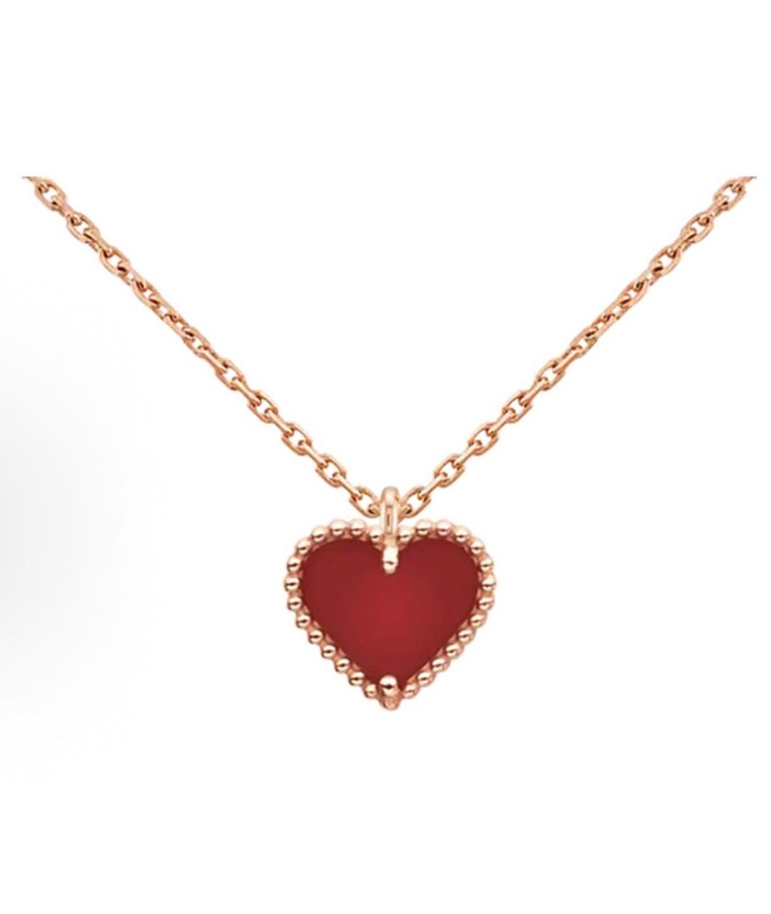 VAN CLEEF & ARPELS Красная подвеска из розового золота, фото 3