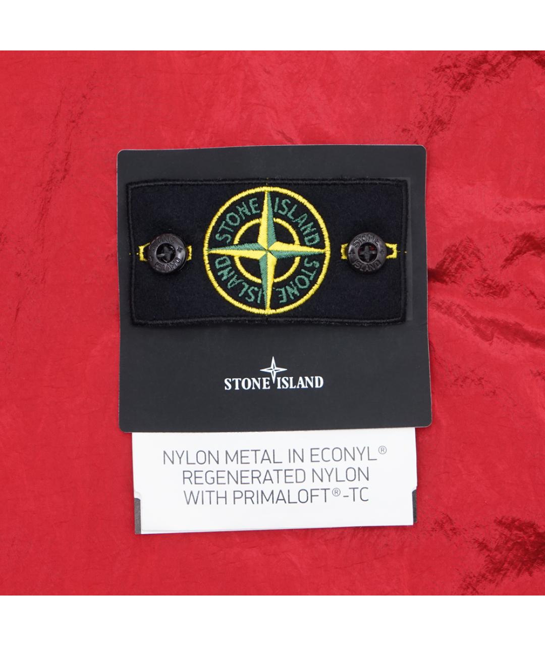 STONE ISLAND Красная полиамидовая куртка, фото 9