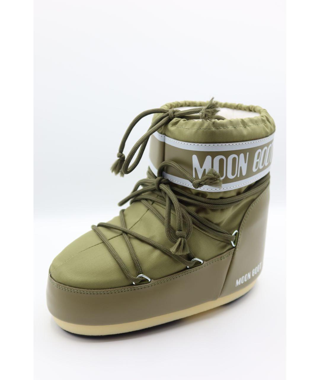 MOON BOOT Хаки высокие ботинки, фото 4
