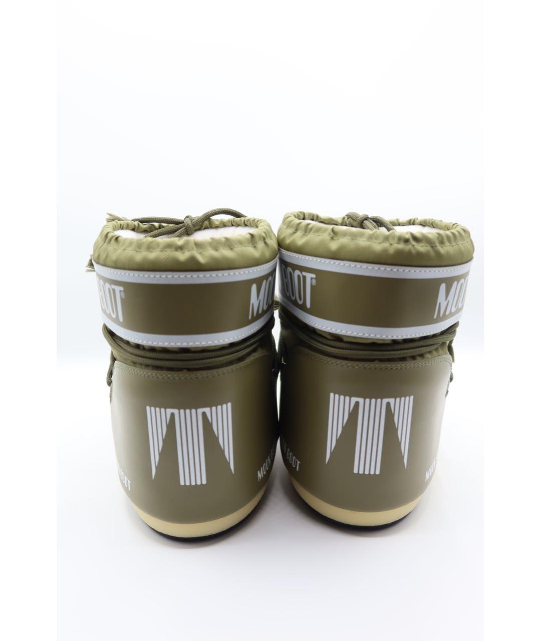 MOON BOOT Хаки высокие ботинки, фото 5