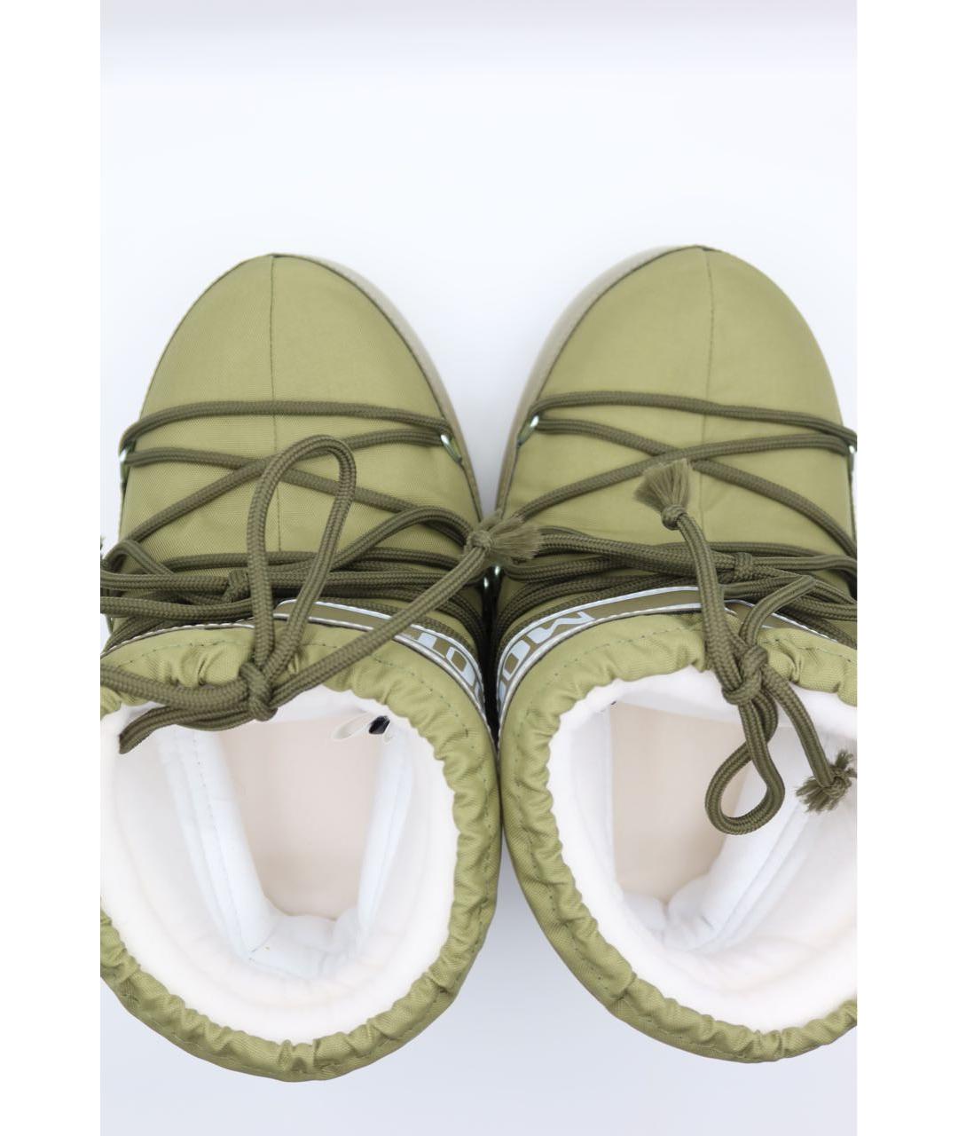 MOON BOOT Хаки высокие ботинки, фото 6