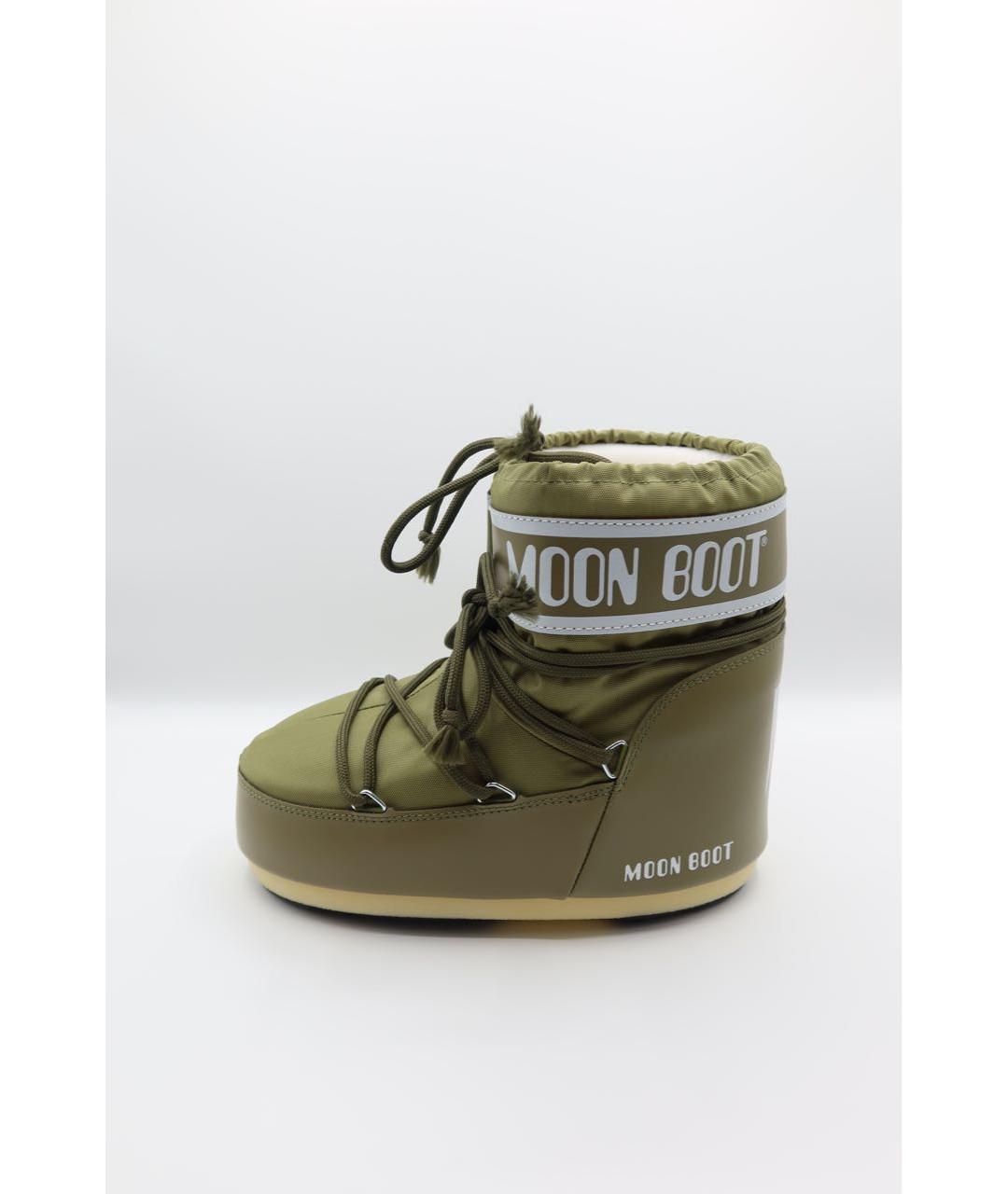MOON BOOT Хаки высокие ботинки, фото 2