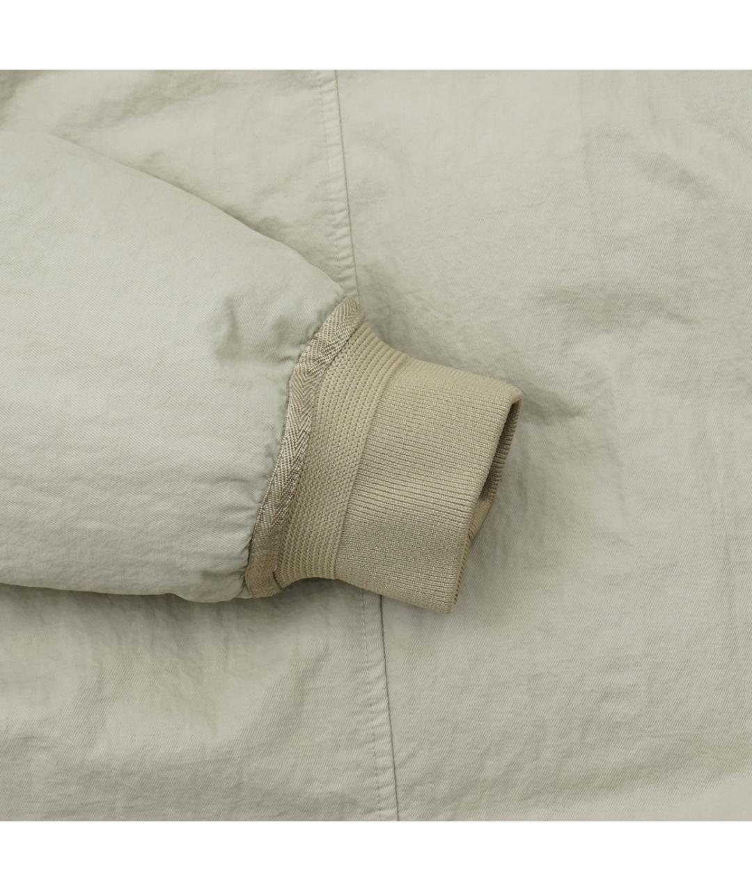 STONE ISLAND Бежевый полиамидовый пуховик, фото 8