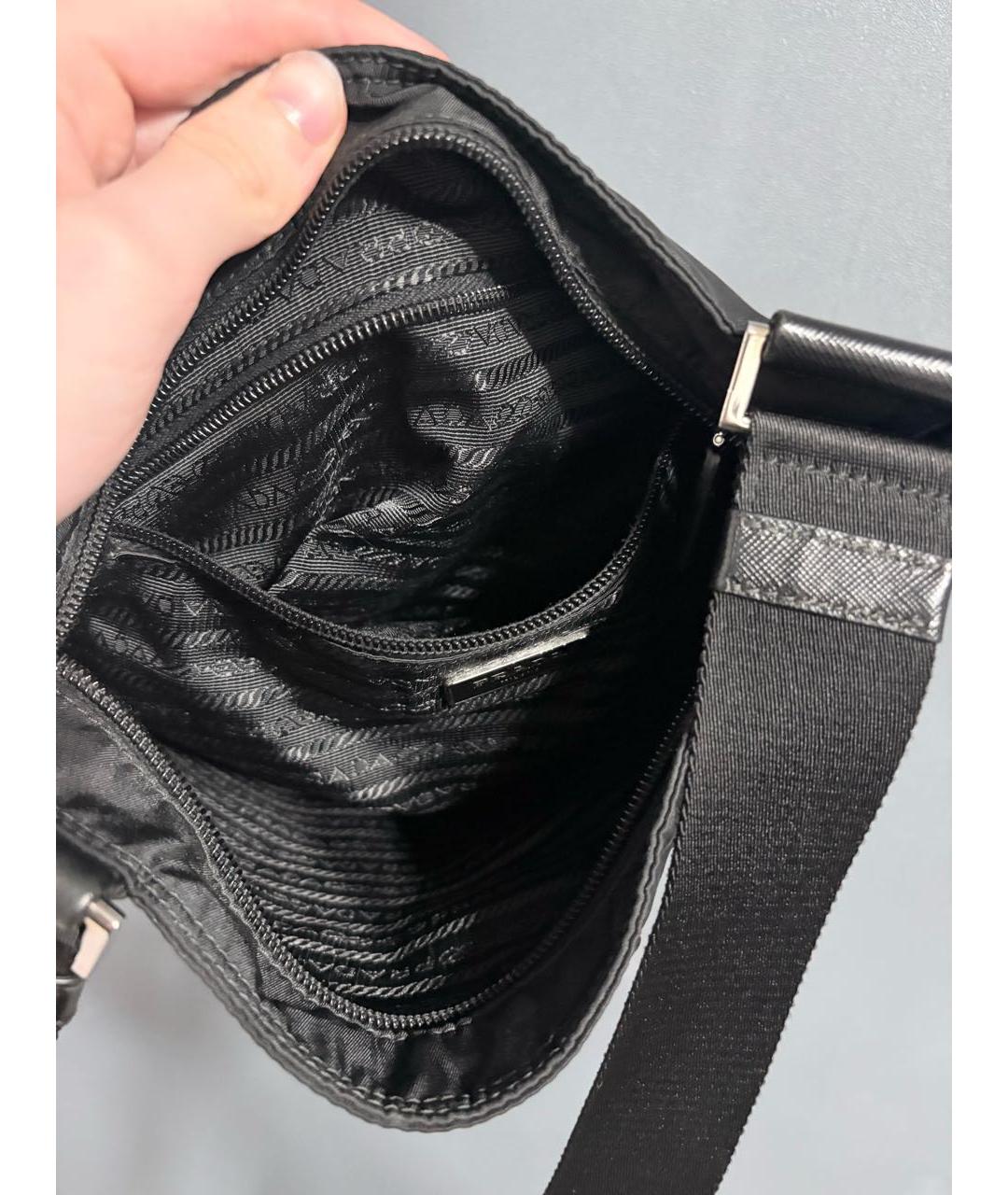 PRADA Черная сумка на плечо, фото 8