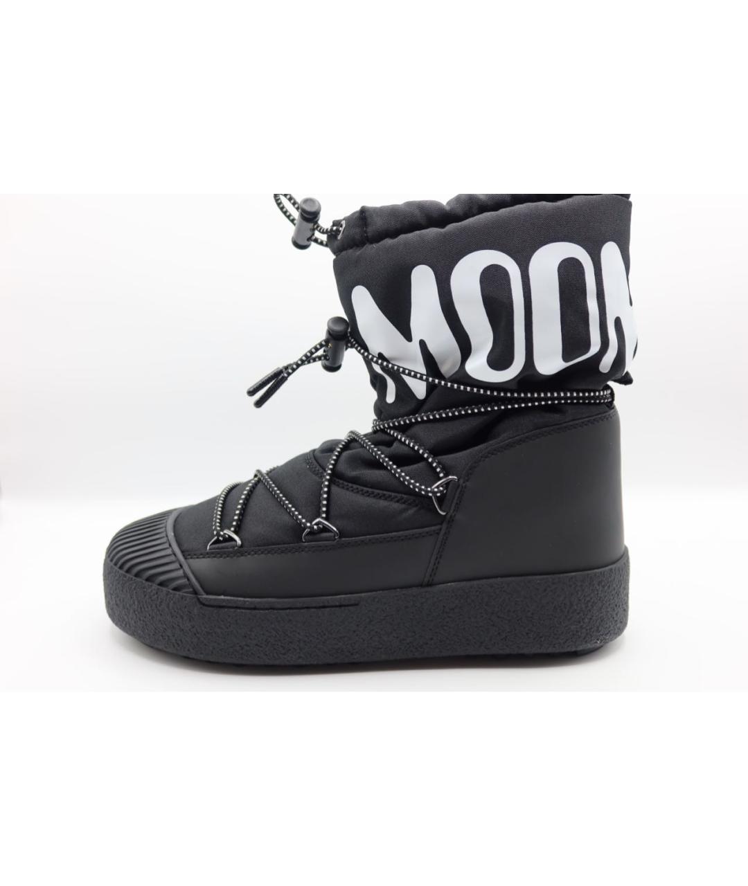MOON BOOT Черные высокие ботинки, фото 3