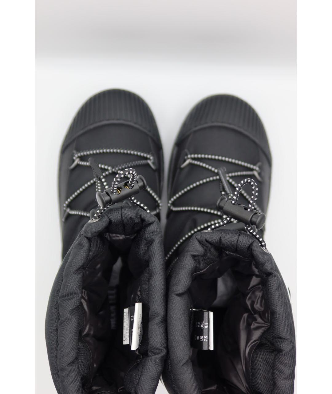 MOON BOOT Черные высокие ботинки, фото 6