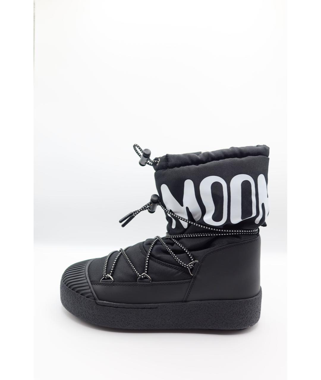 MOON BOOT Черные высокие ботинки, фото 2