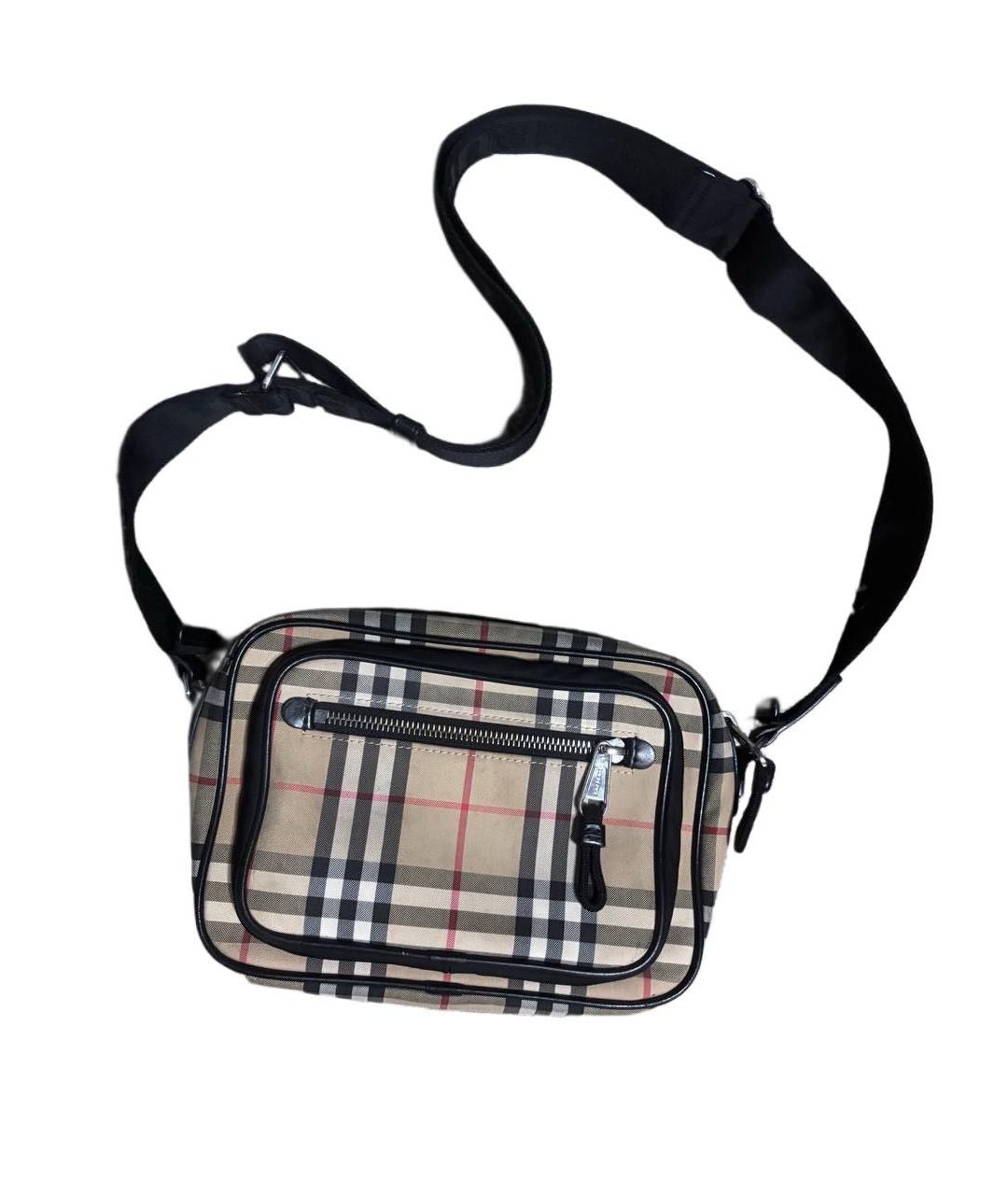 BURBERRY Коричневая сумка на плечо, фото 1