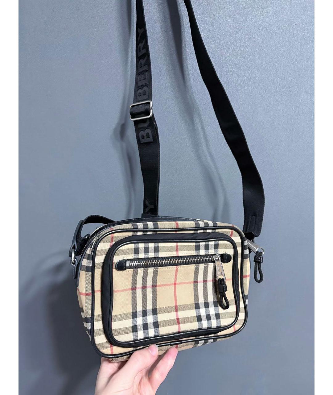 BURBERRY Коричневая сумка на плечо, фото 4