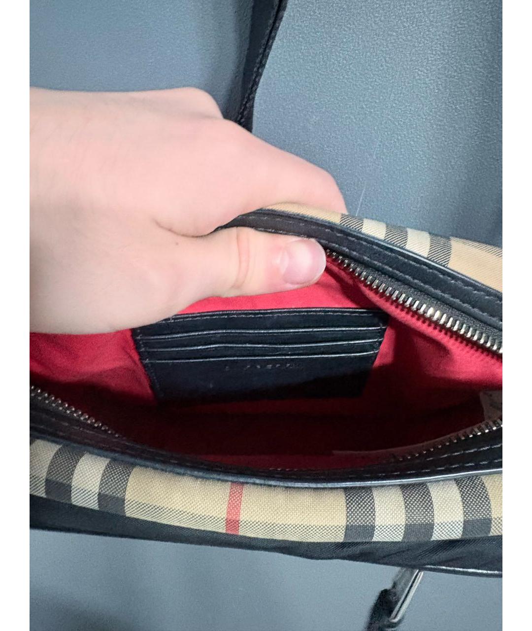 BURBERRY Коричневая сумка на плечо, фото 7