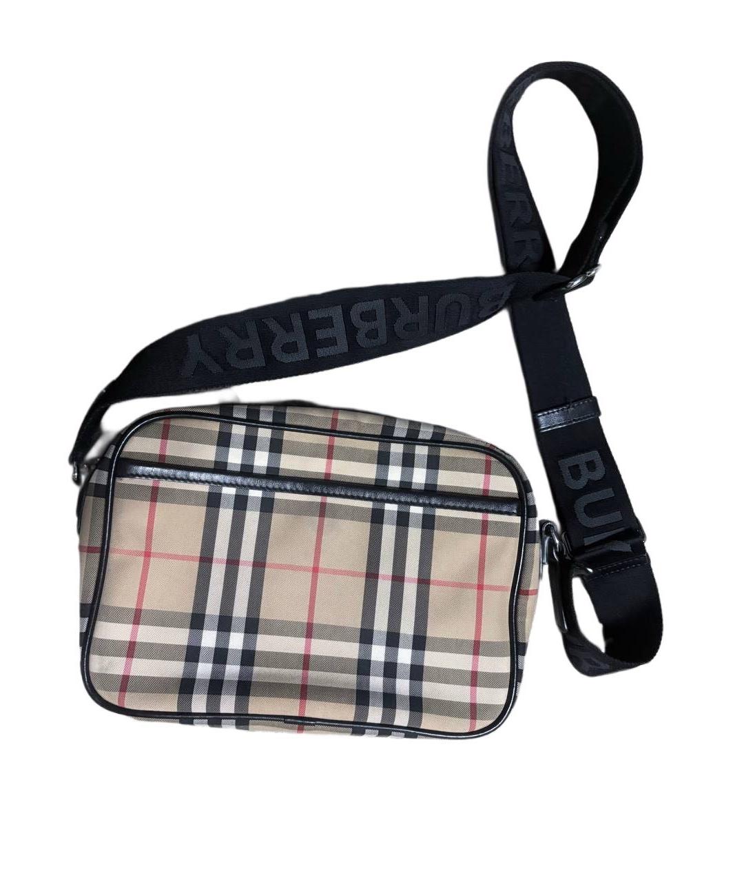 BURBERRY Коричневая сумка на плечо, фото 2