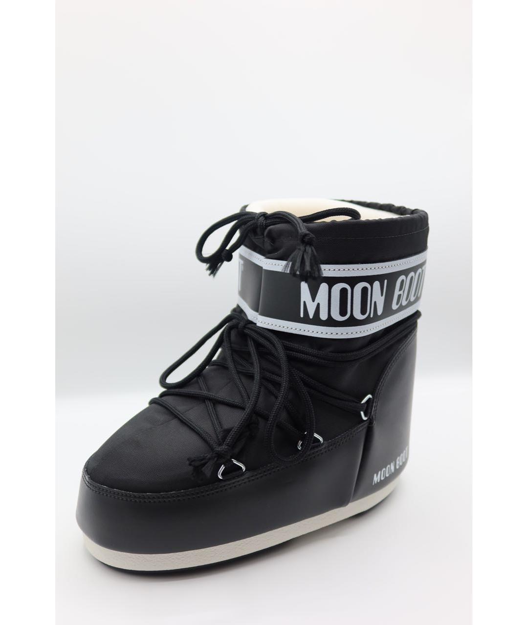 MOON BOOT Черные высокие ботинки, фото 4