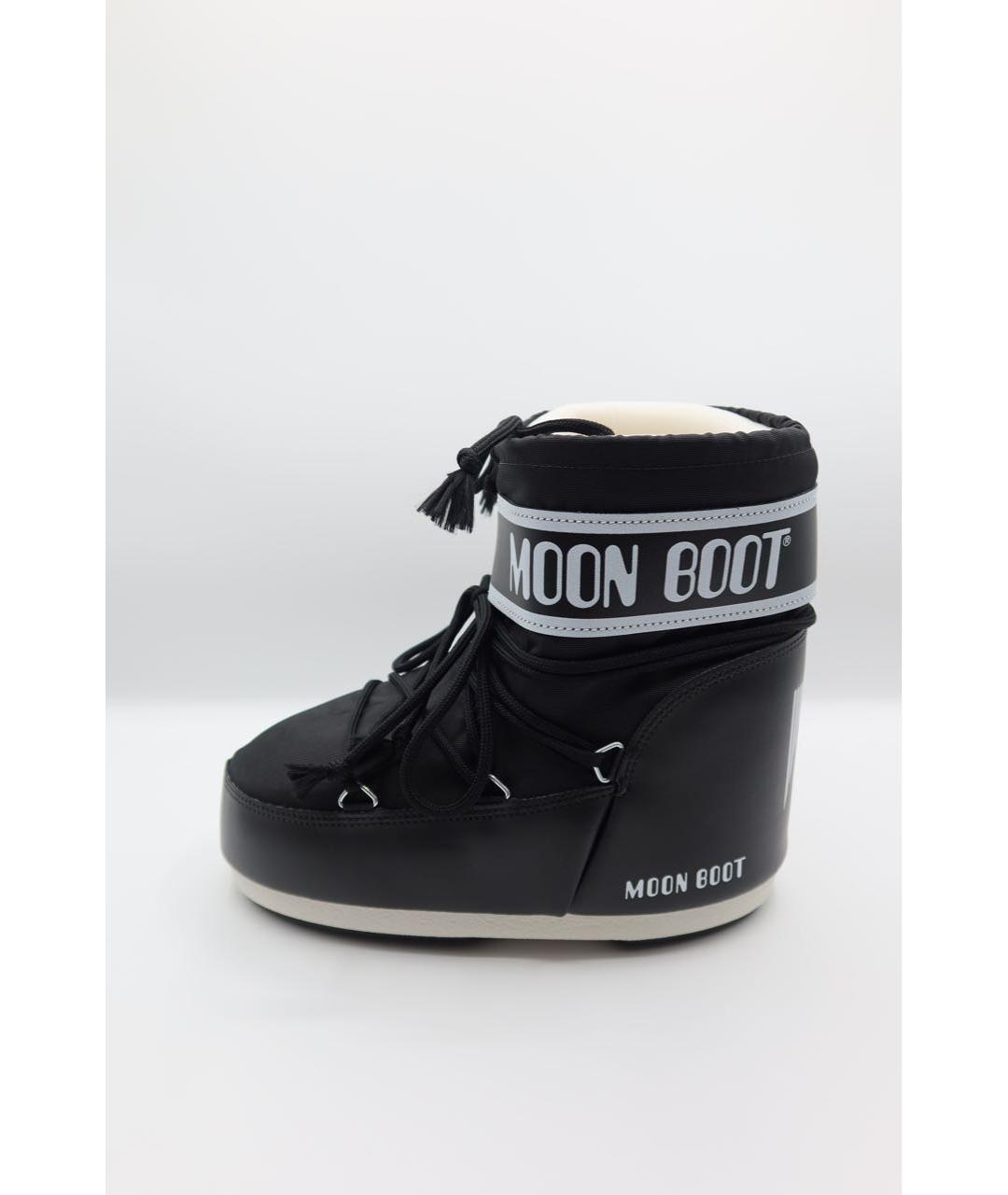 MOON BOOT Черные высокие ботинки, фото 2