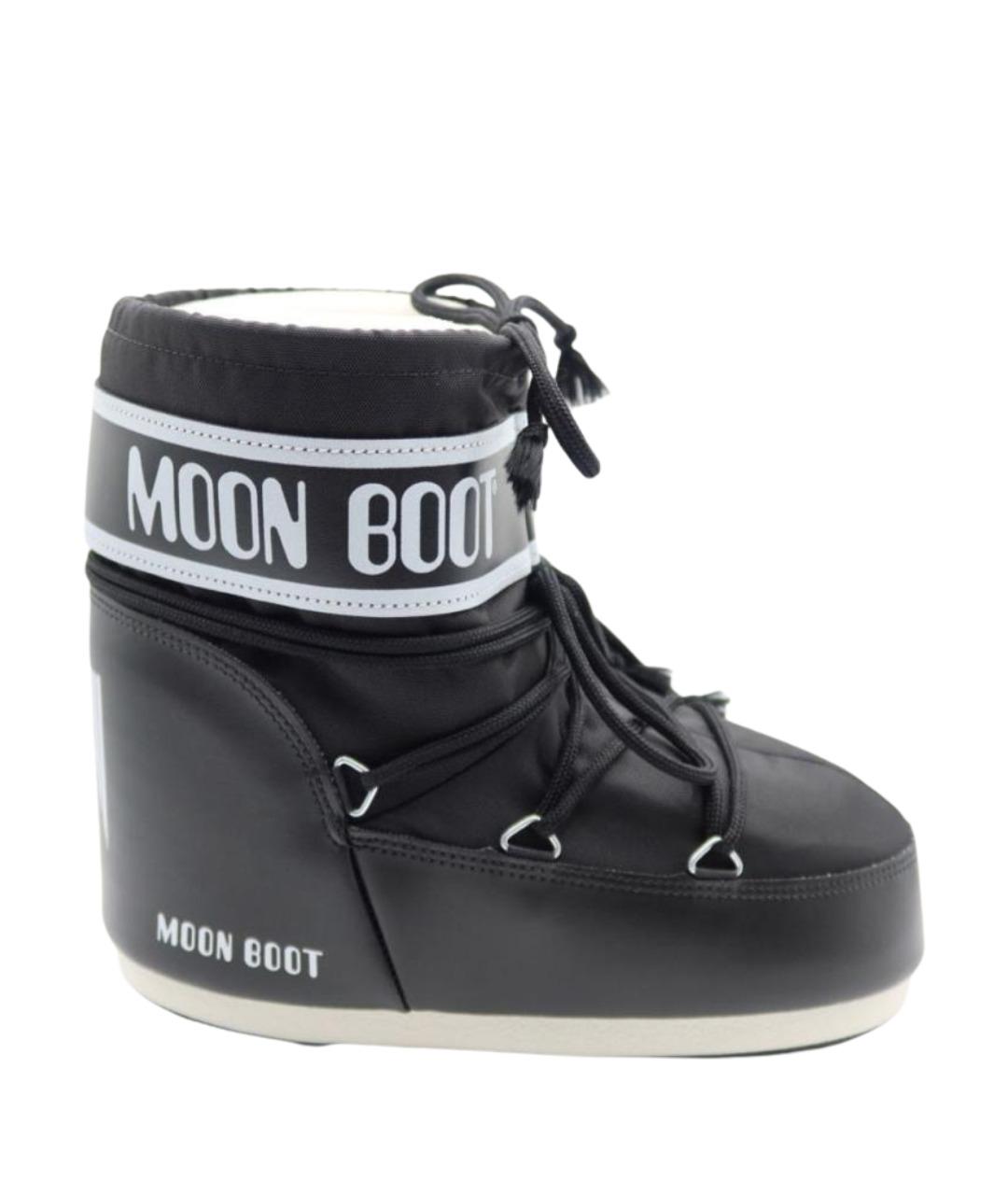 MOON BOOT Черные высокие ботинки, фото 1