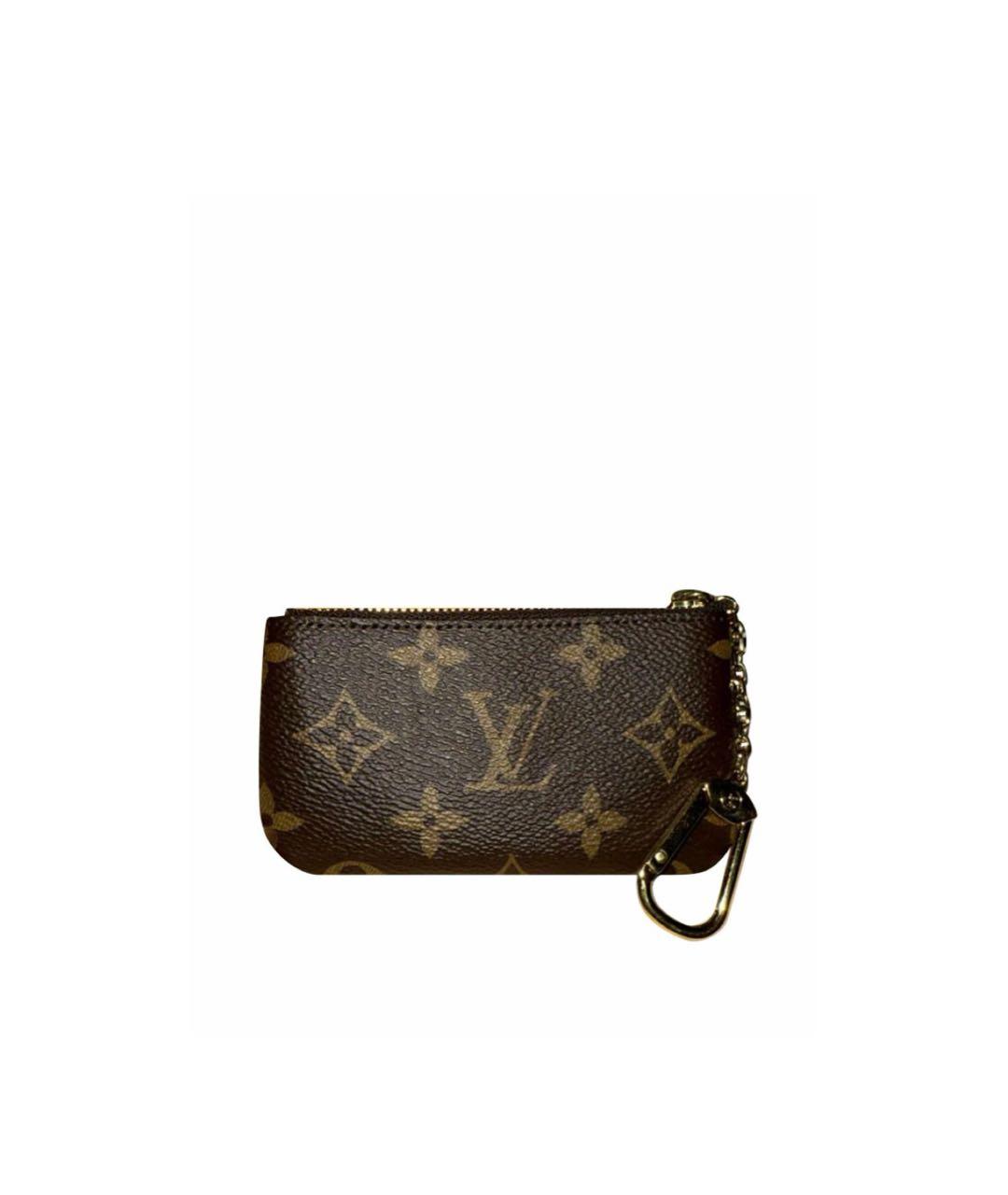 LOUIS VUITTON Коричневая ключница, фото 1