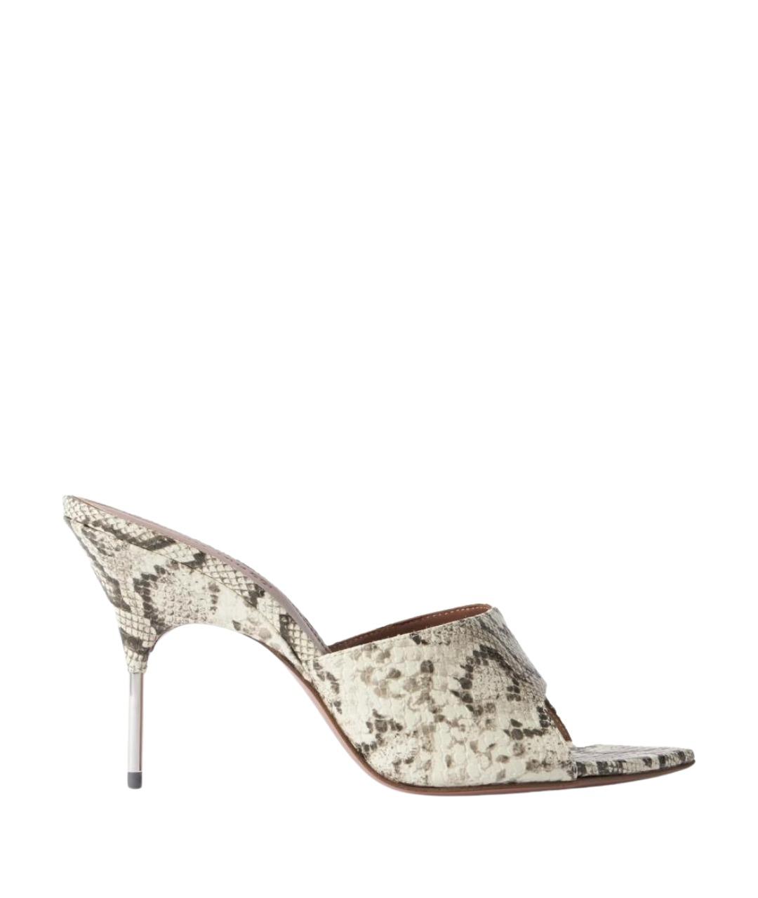 Amina Muaddi Мульти кожаные мюли, фото 1