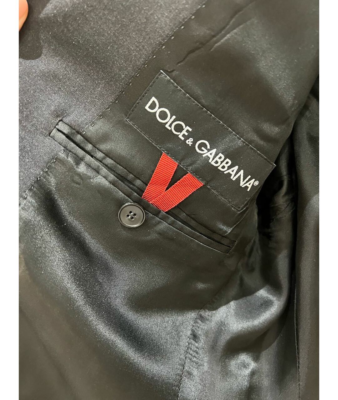 DOLCE&GABBANA Антрацитовый вискозный пиджак, фото 5