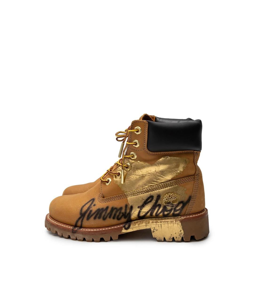 JIMMY CHOO Коричневые нубуковые ботинки, фото 3