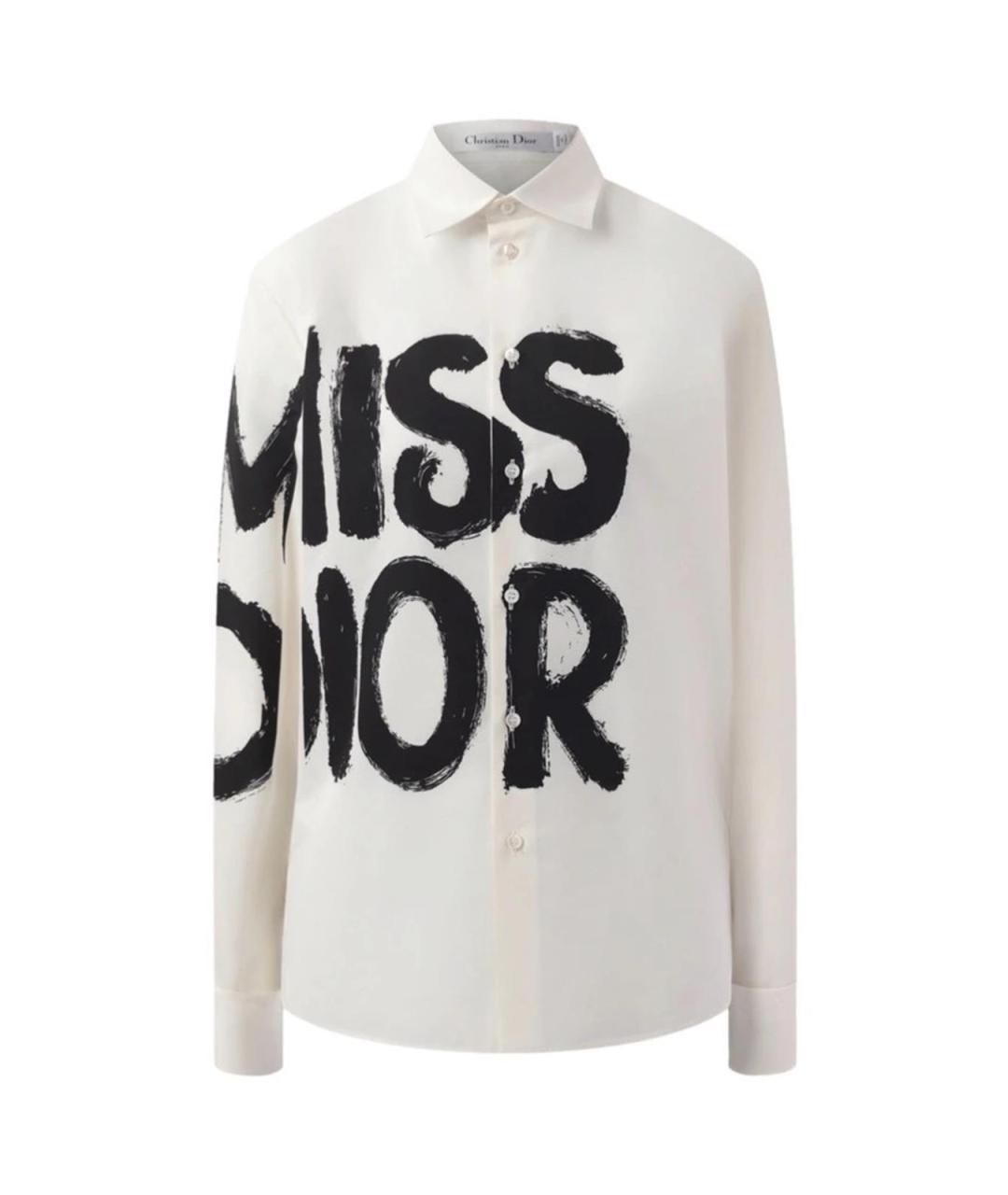 CHRISTIAN DIOR Белая хлопковая рубашка, фото 1