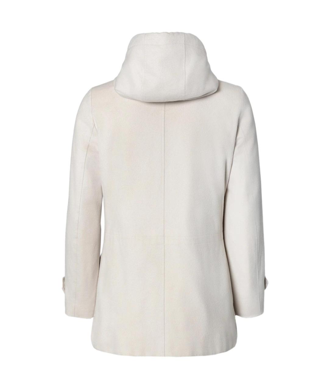 LORO PIANA Бежевая кашемировая парка, фото 4