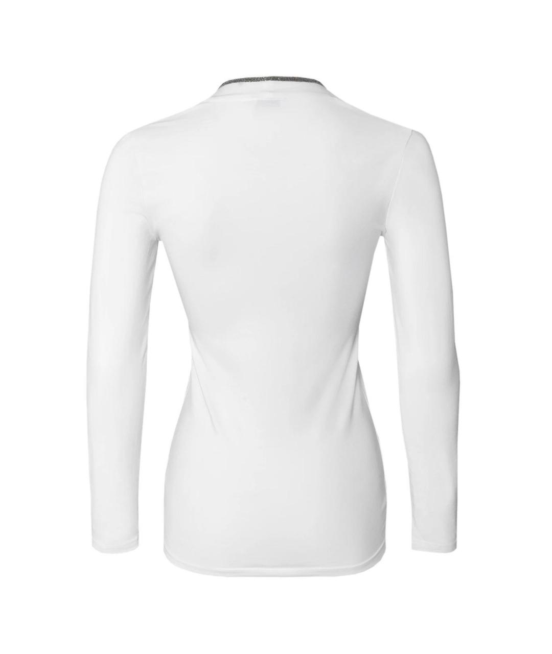 BRUNELLO CUCINELLI Белый хлопковый джемпер / свитер, фото 2