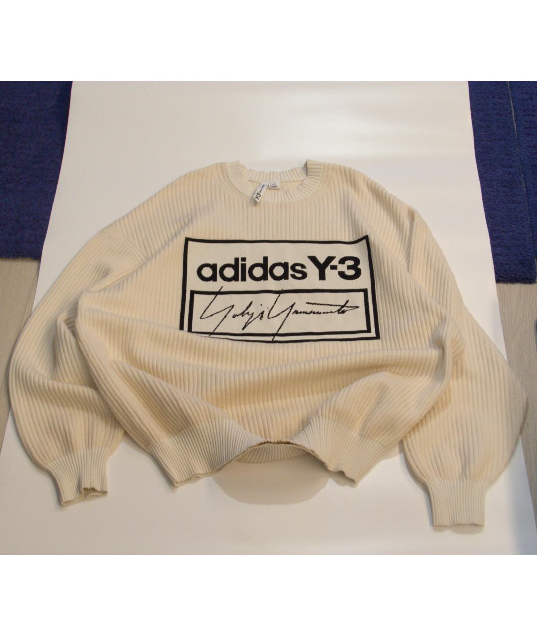 Y-3 Бежевый шерстяной джемпер / свитер, фото 4