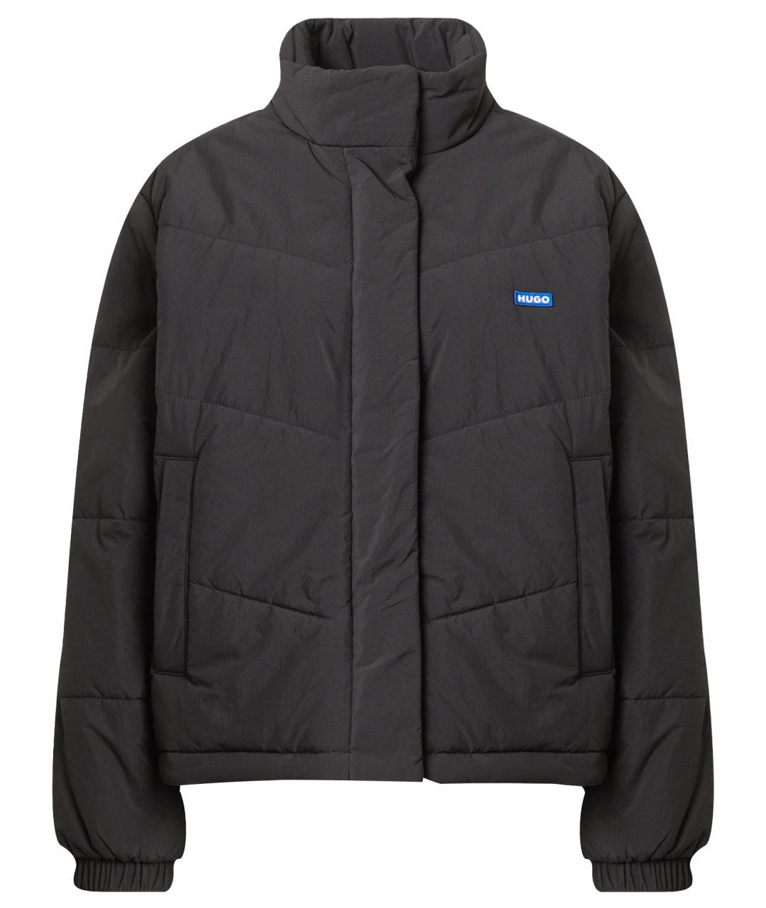 HUGO Черная полиэстеровая куртка, фото 1