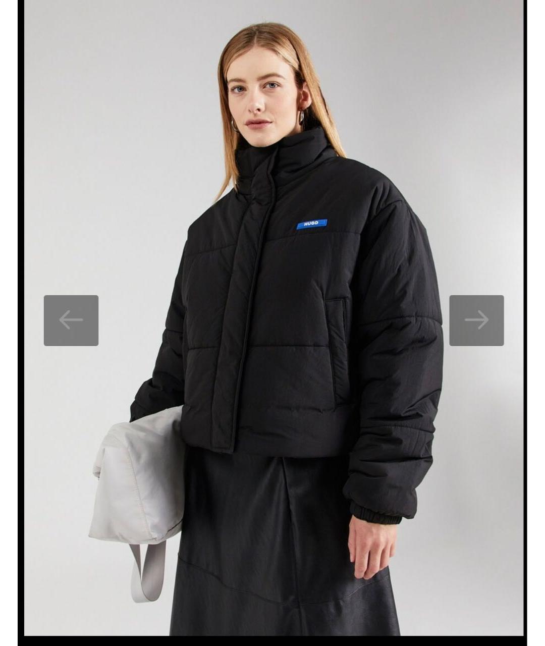 HUGO Черная полиэстеровая куртка, фото 7