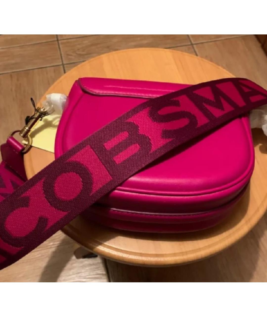 MARC JACOBS Фуксия кожаная сумка через плечо, фото 4