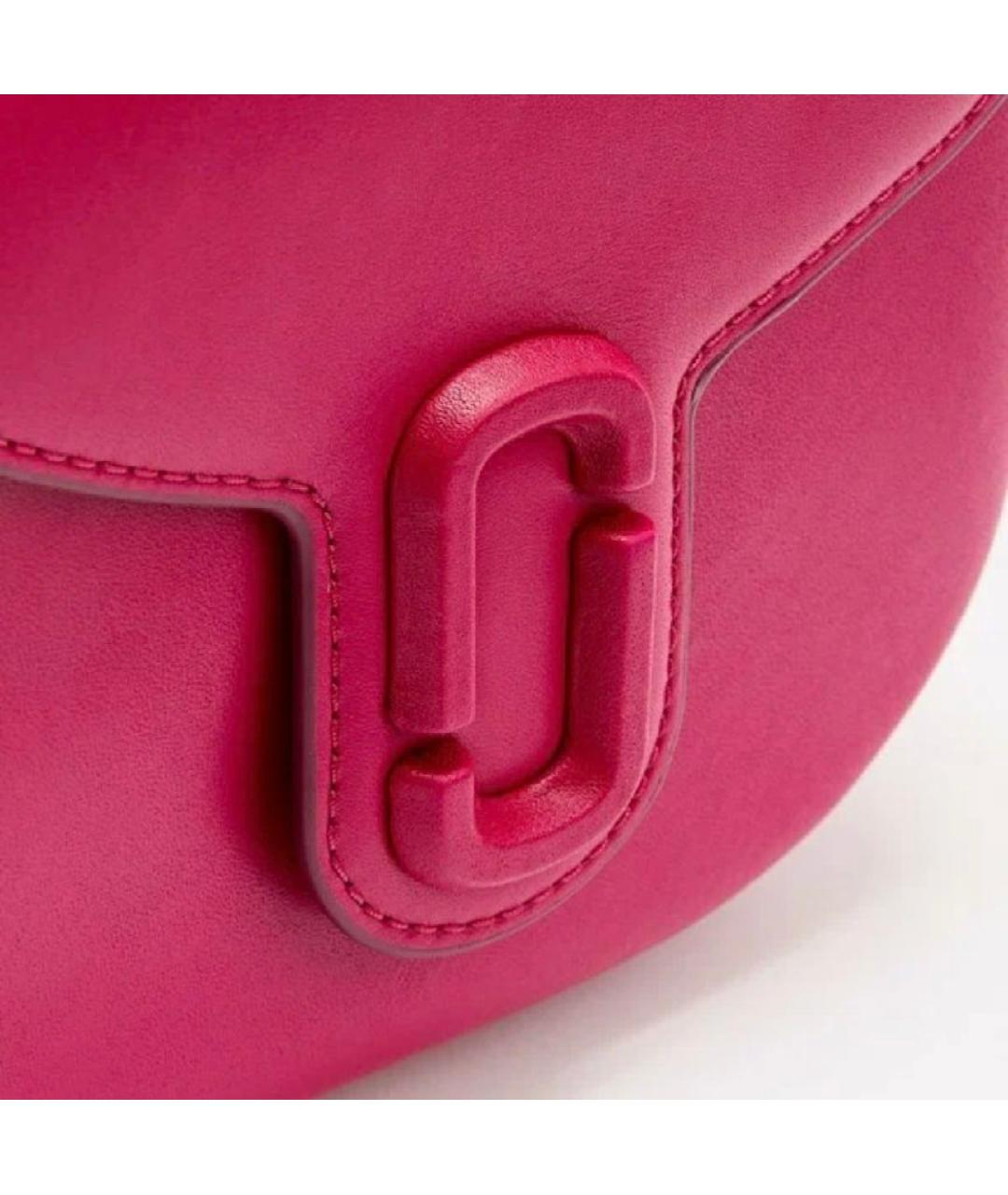 MARC JACOBS Фуксия кожаная сумка через плечо, фото 3