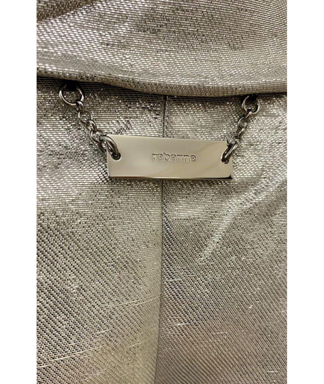 PACO RABANNE Серебрянный пиджак, фото 4