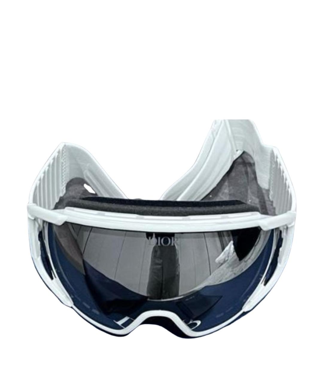 CHRISTIAN DIOR Белые пластиковые солнцезащитные очки, фото 2