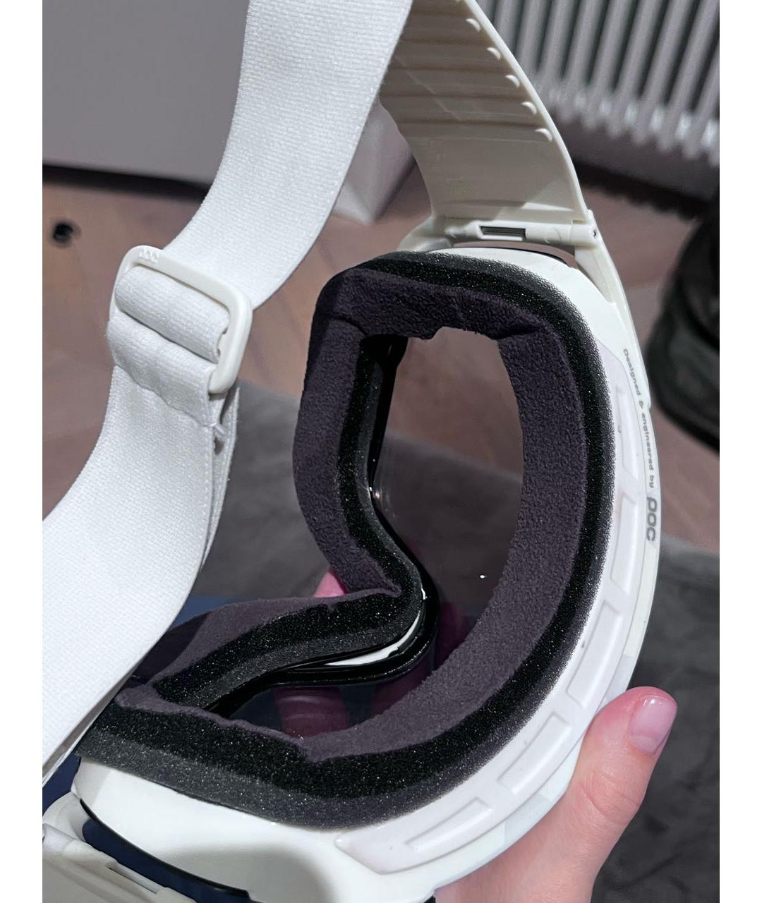 CHRISTIAN DIOR Белые пластиковые солнцезащитные очки, фото 3