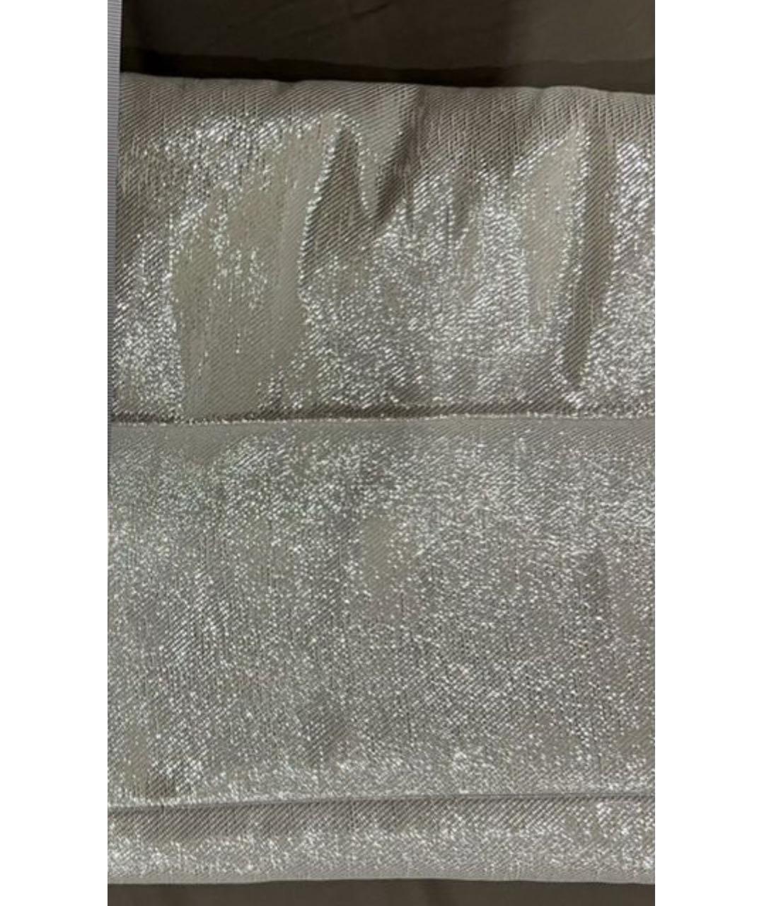 PACO RABANNE Серебряные прямые брюки, фото 4